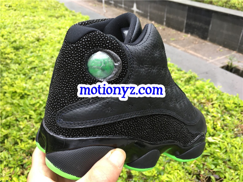 Authentic Air Jordan 13 Retro Black Green